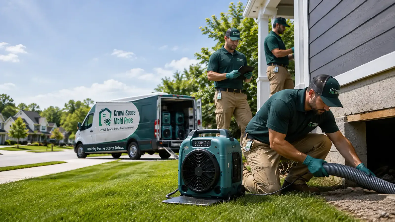 Crawl Space Mold Removal in Scenic, SD